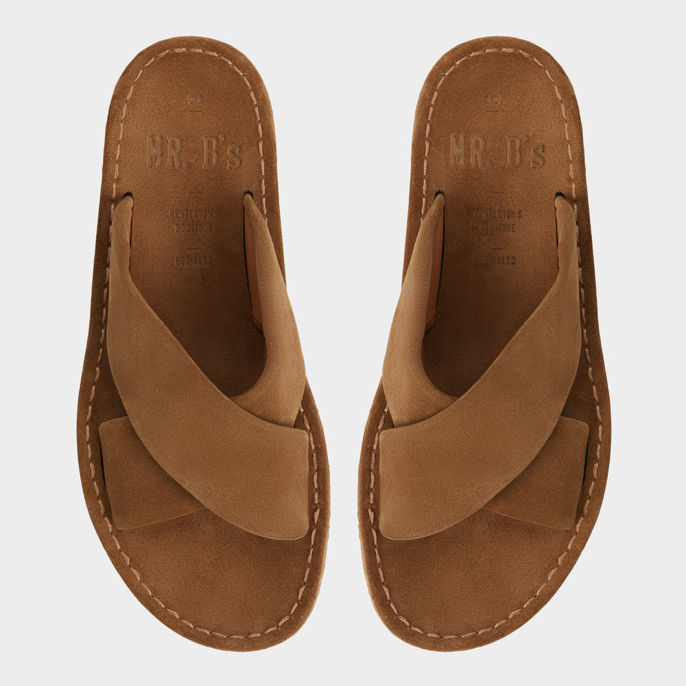 Aldo Steele Light Brown Men's Sandals & Slides - Slide sandal