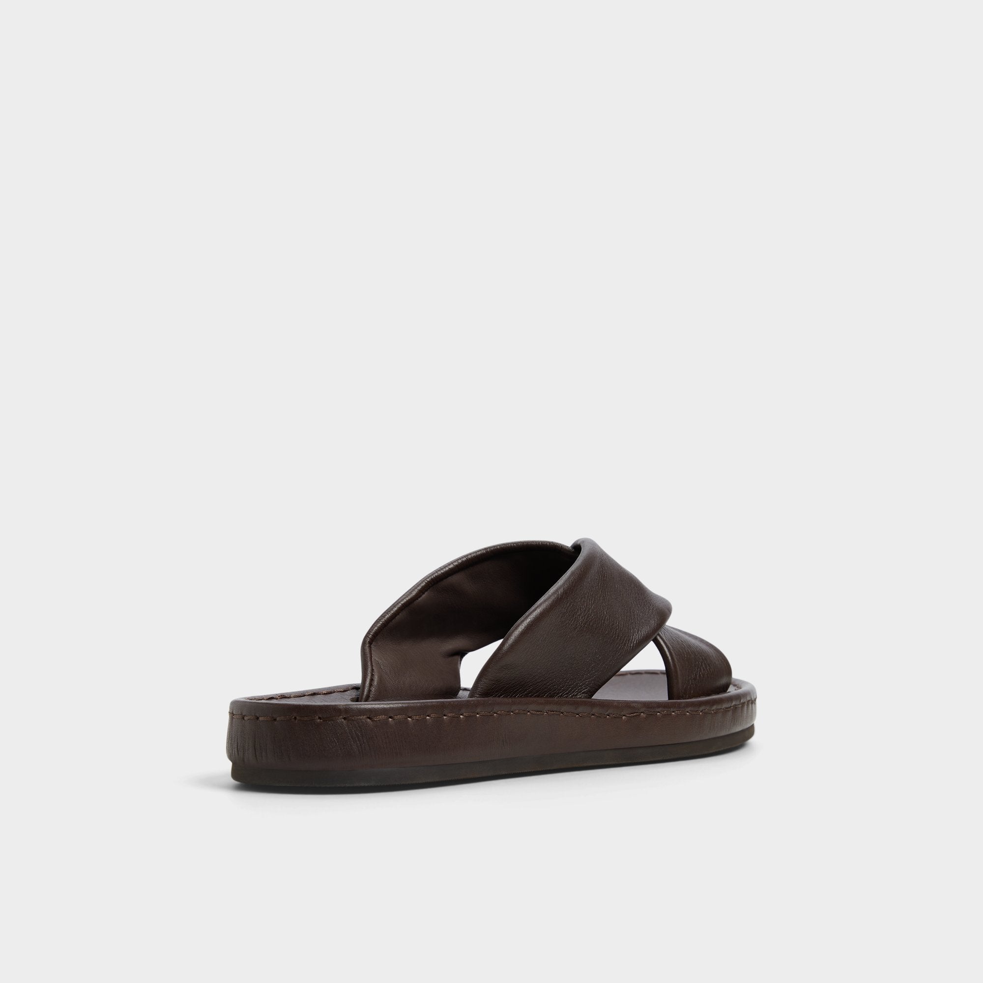 Aldo Steele Dark Brown Men's Sandals & Slides - Slide sandal