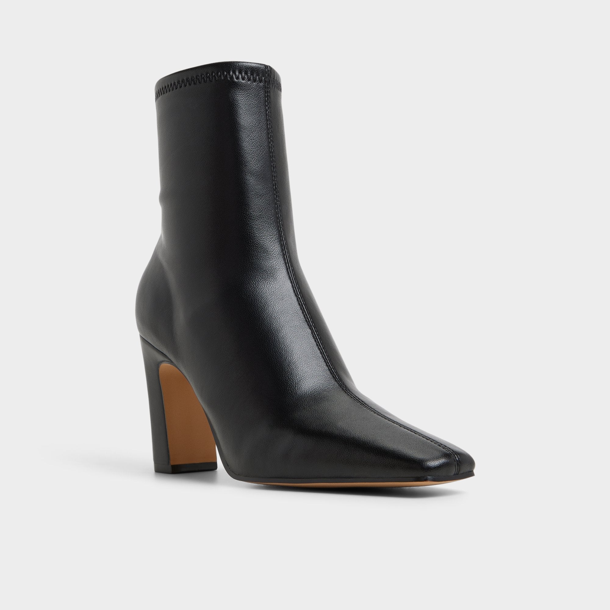 Aldo Cybele in Black - Ankle boot, Block heel