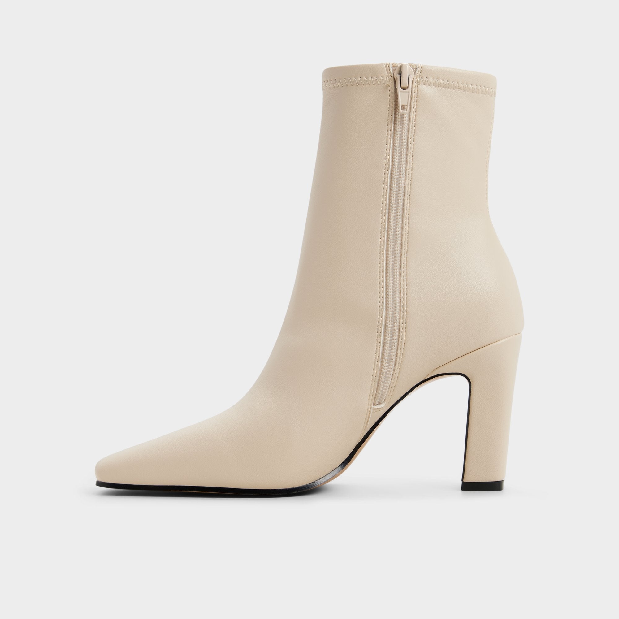 Aldo Cybele in Cream - Ankle boot, Block heel