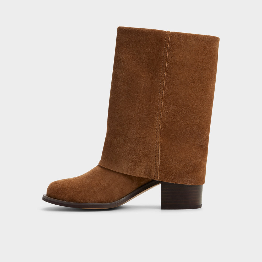 Aldo Nolya in Medium Brown - Ankle boot, Block heel