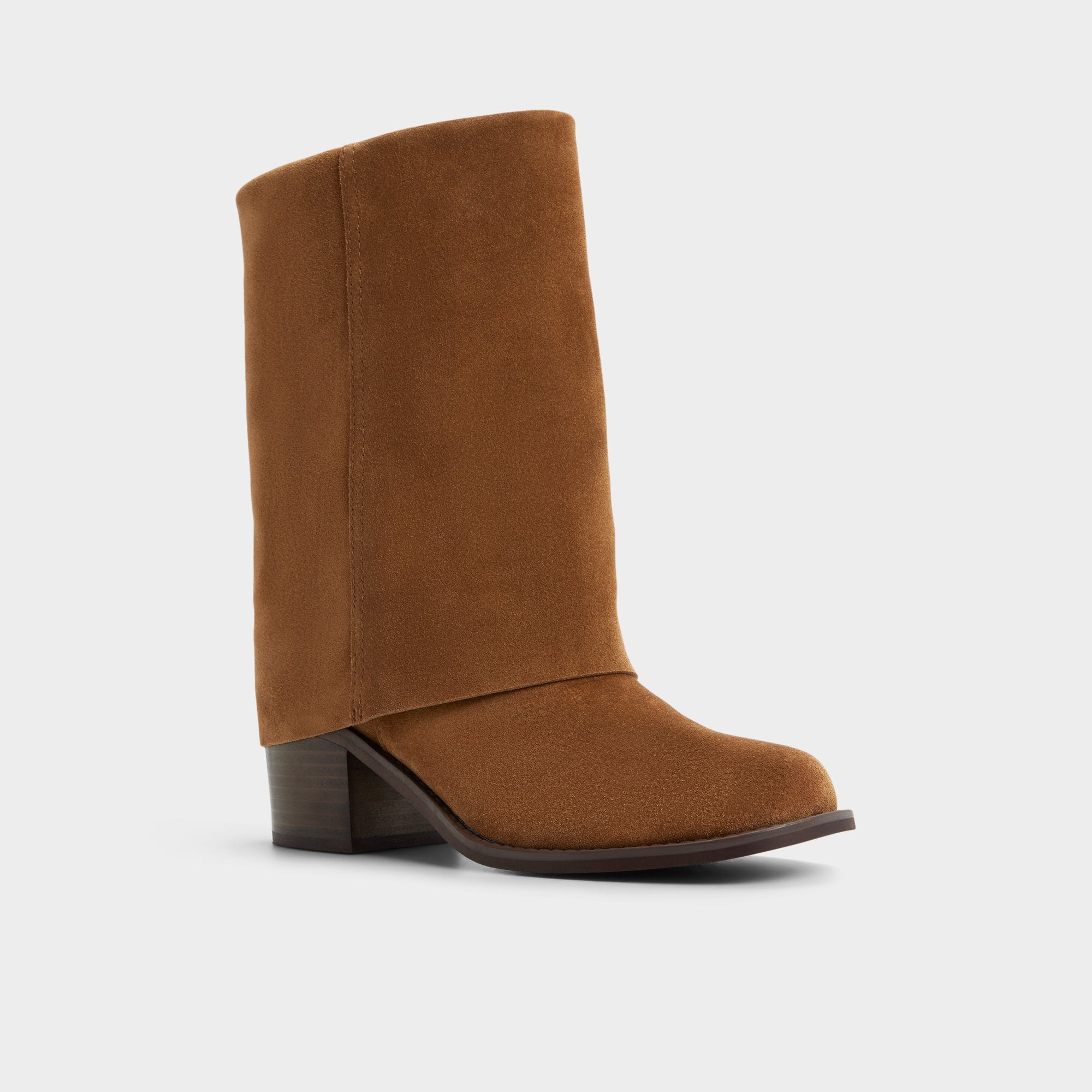 Aldo Nolya in Medium Brown - Ankle boot, Block heel