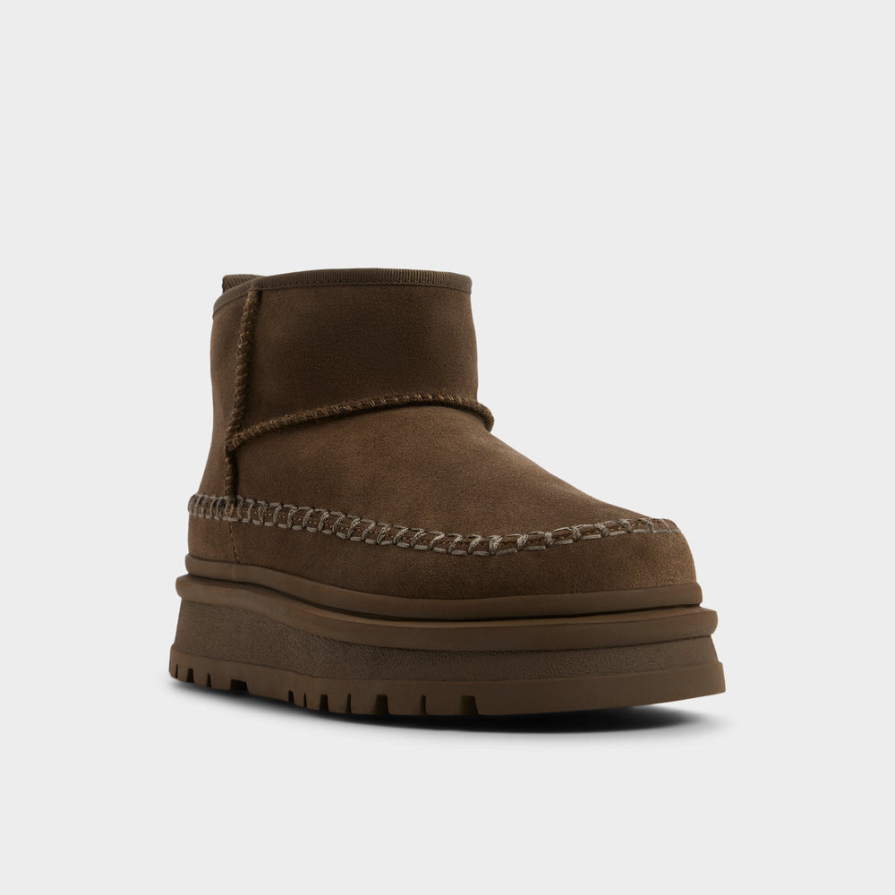 Aldo Milanie in Dark Green - Ankle boot, Lug sole