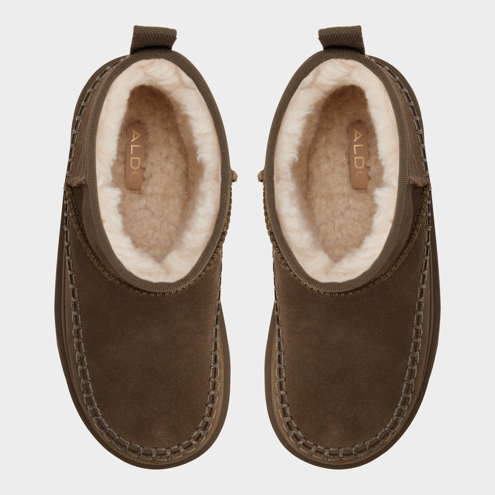 Aldo Milanie in Dark Green - Ankle boot, Lug sole