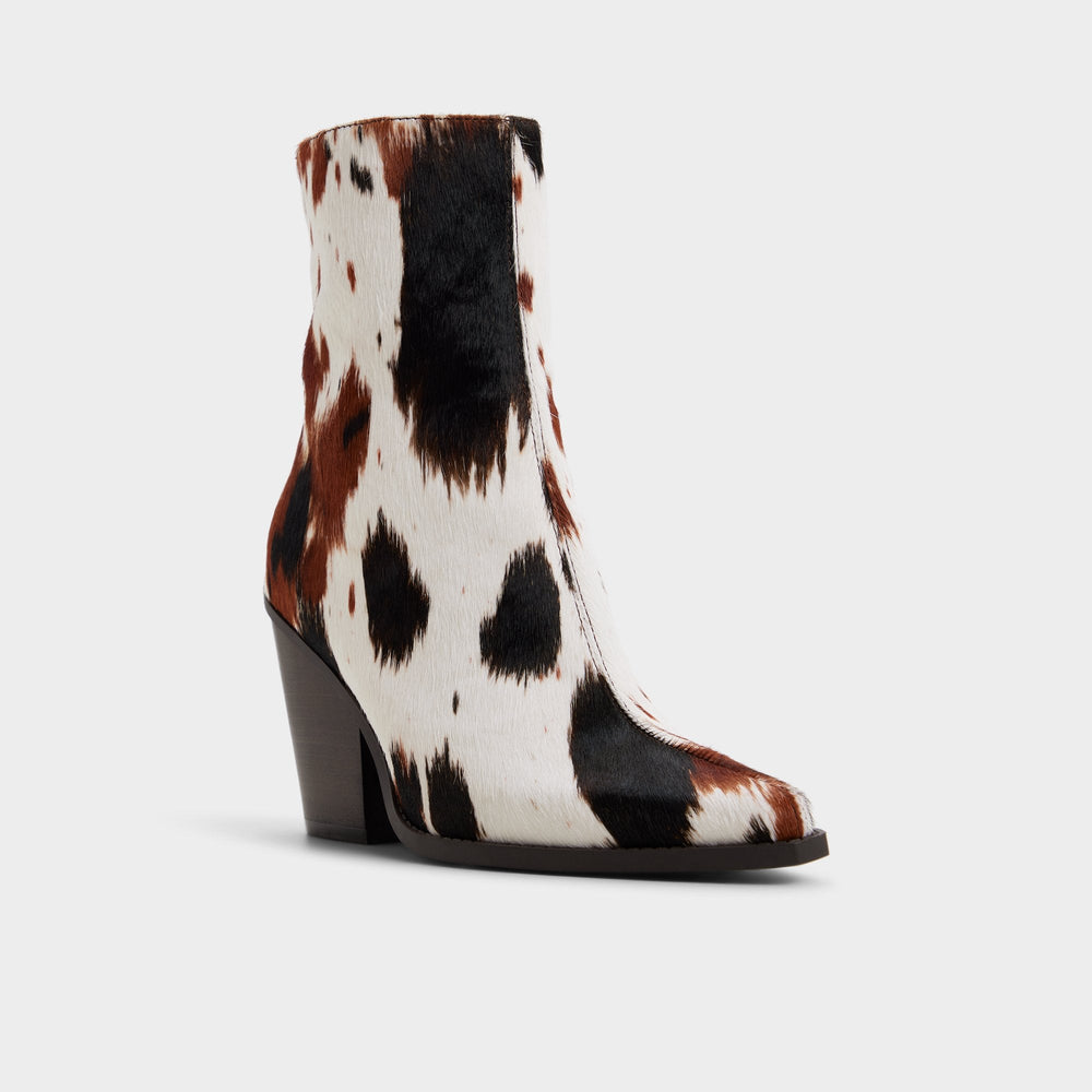 Aldo Norelle in Open Brown - Ankle boot, Block heel
