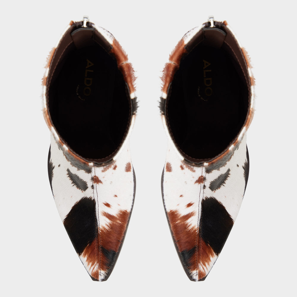 Aldo Norelle in Open Brown - Ankle boot, Block heel