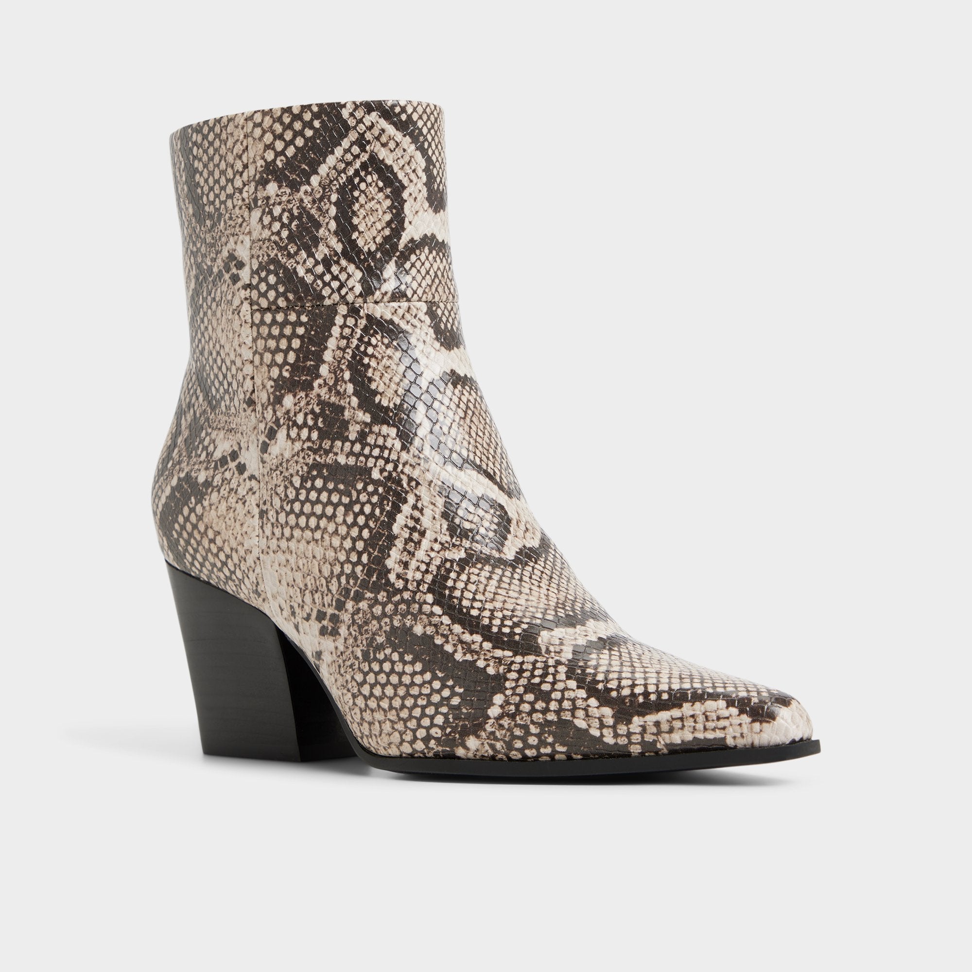 Aldo Shanah in Open Brown - Ankle boot, Block heel