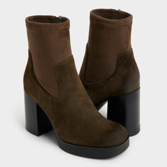 Aldo Seraphica in Dark Brown 14116582 - Ankle boot, Platform