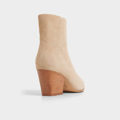 Aldo Shanah in Light Beige - Ankle boot, Block heel