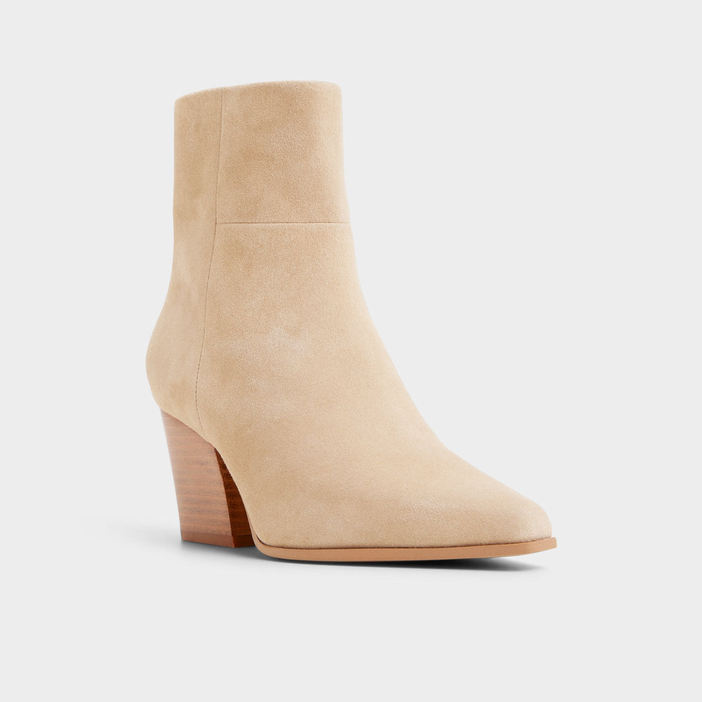 Aldo Shanah in Light Beige - Ankle boot, Block heel