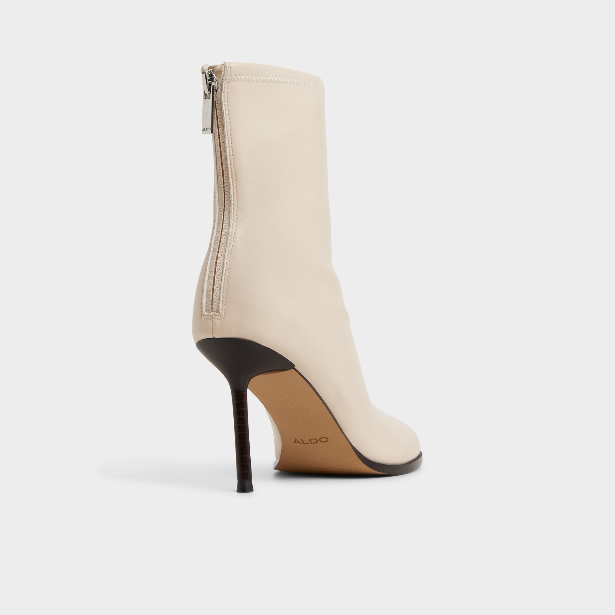 Aldo Evander in Cream - Ankle boot, Stiletto heel