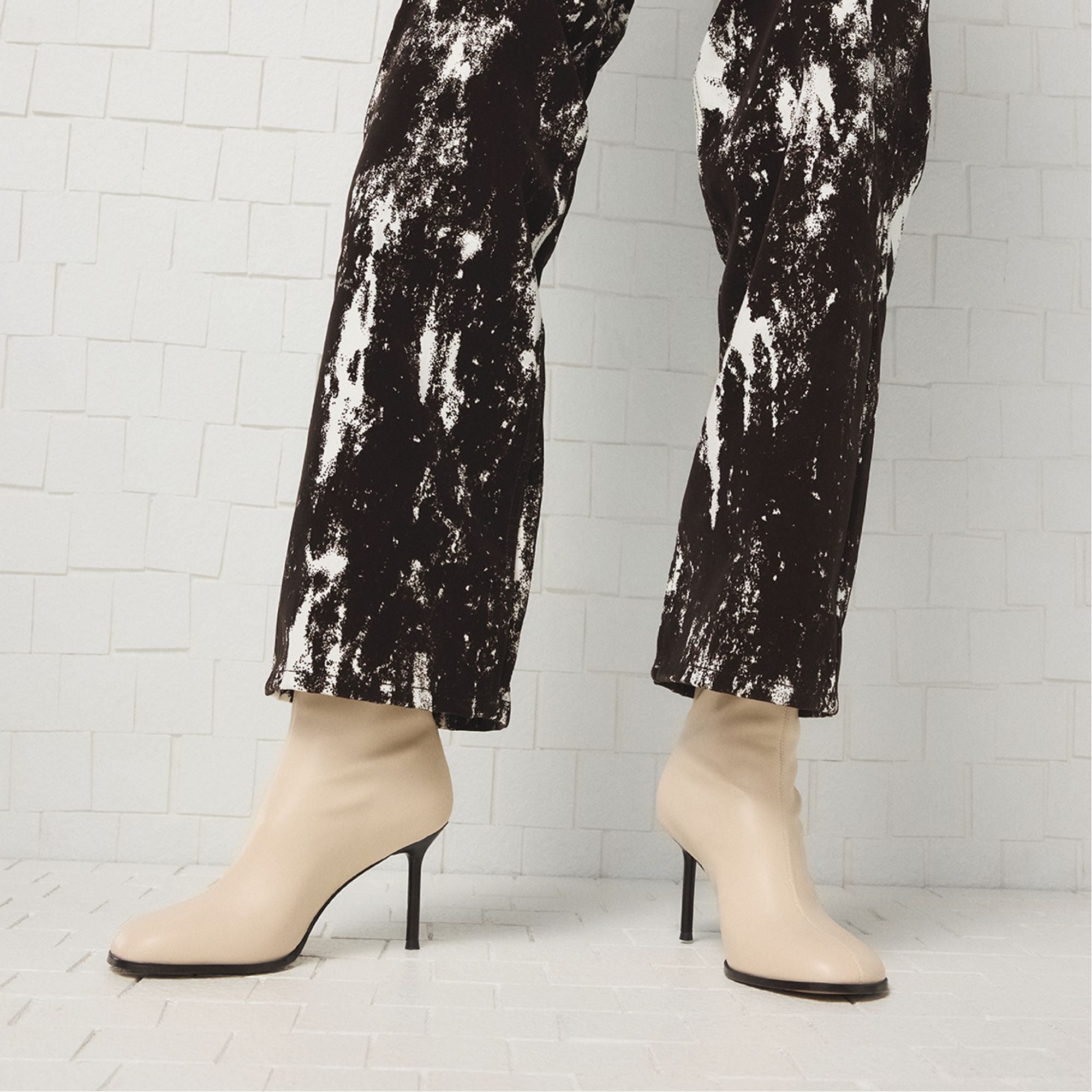 Aldo Evander in Cream - Ankle boot, Stiletto heel