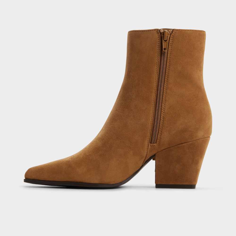 Aldo Shaniah in Light Brown - Ankle boot, Block heel
