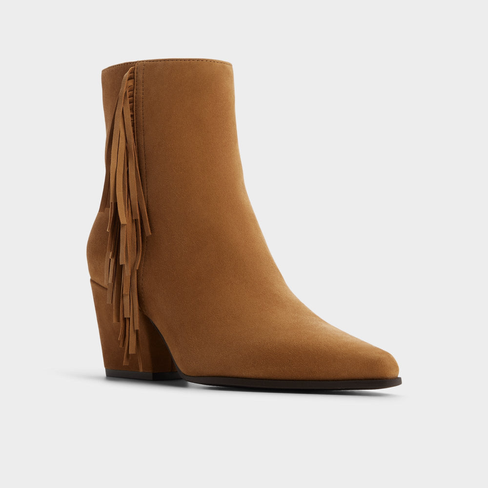 Aldo Shaniah in Light Brown - Ankle boot, Block heel
