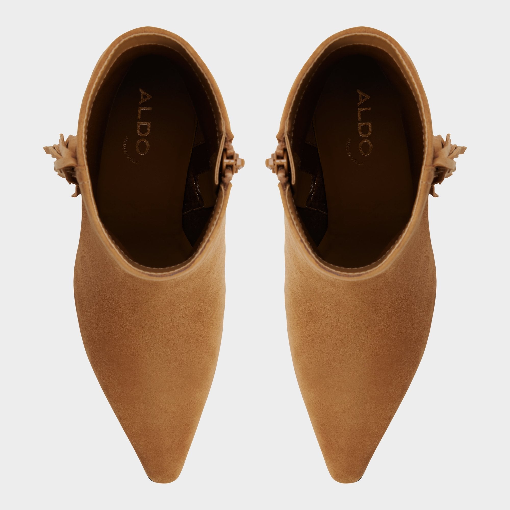 Aldo Shaniah in Light Brown - Ankle boot, Block heel