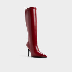 Aldo Re in Emily Medium Red - Knee-high boot, Stiletto heel