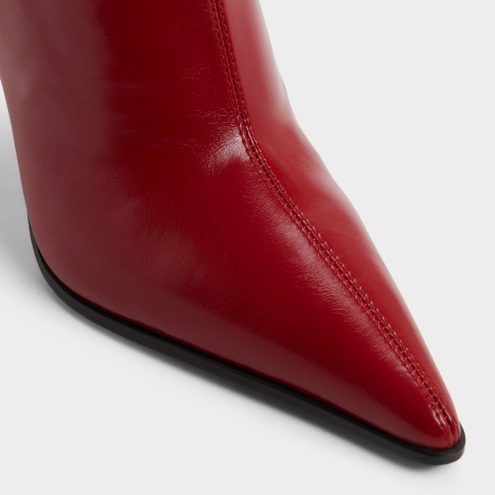 Aldo Re in Emily Medium Red - Knee-high boot, Stiletto heel