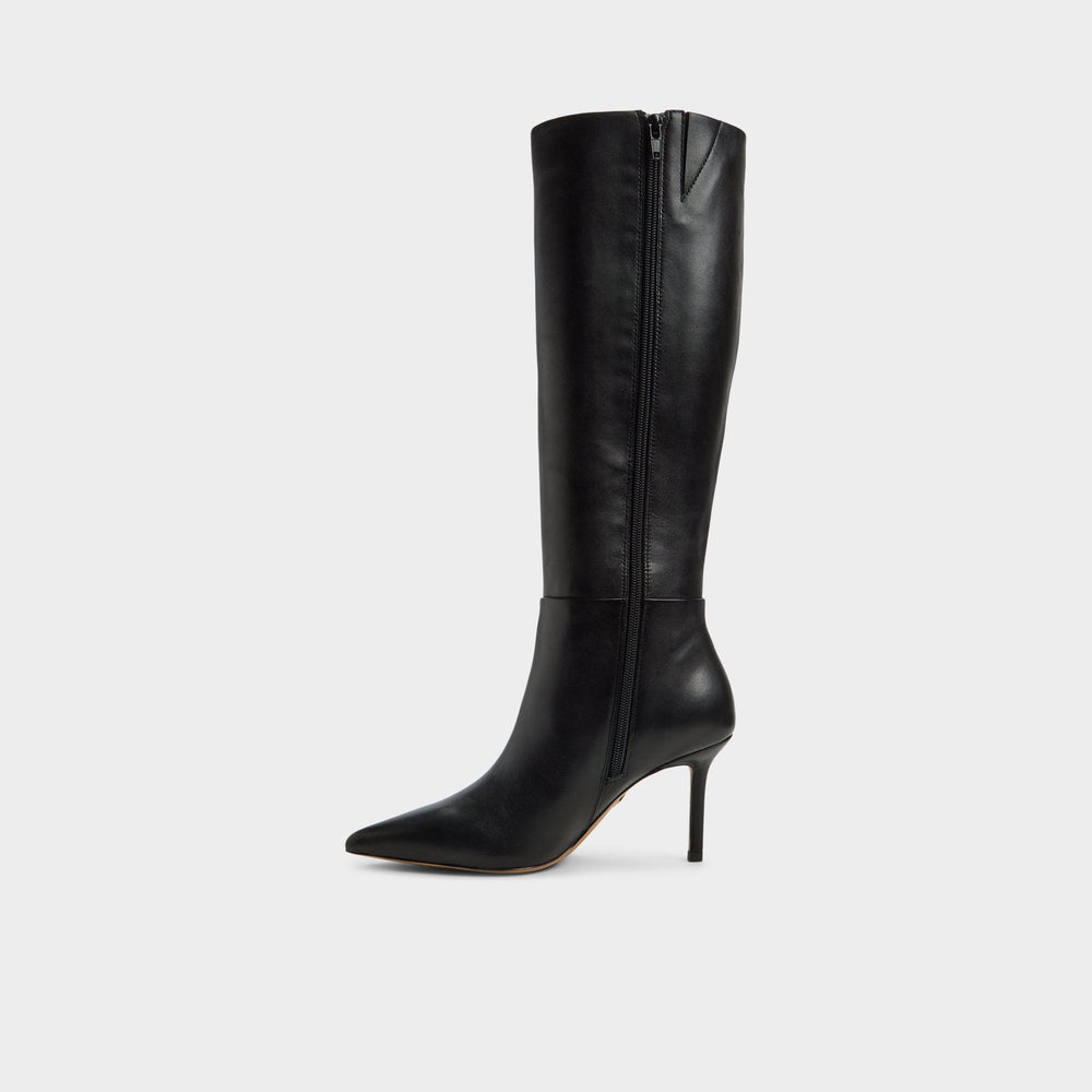 Aldo Saphiria in Black - Knee-high boot, Stiletto heel