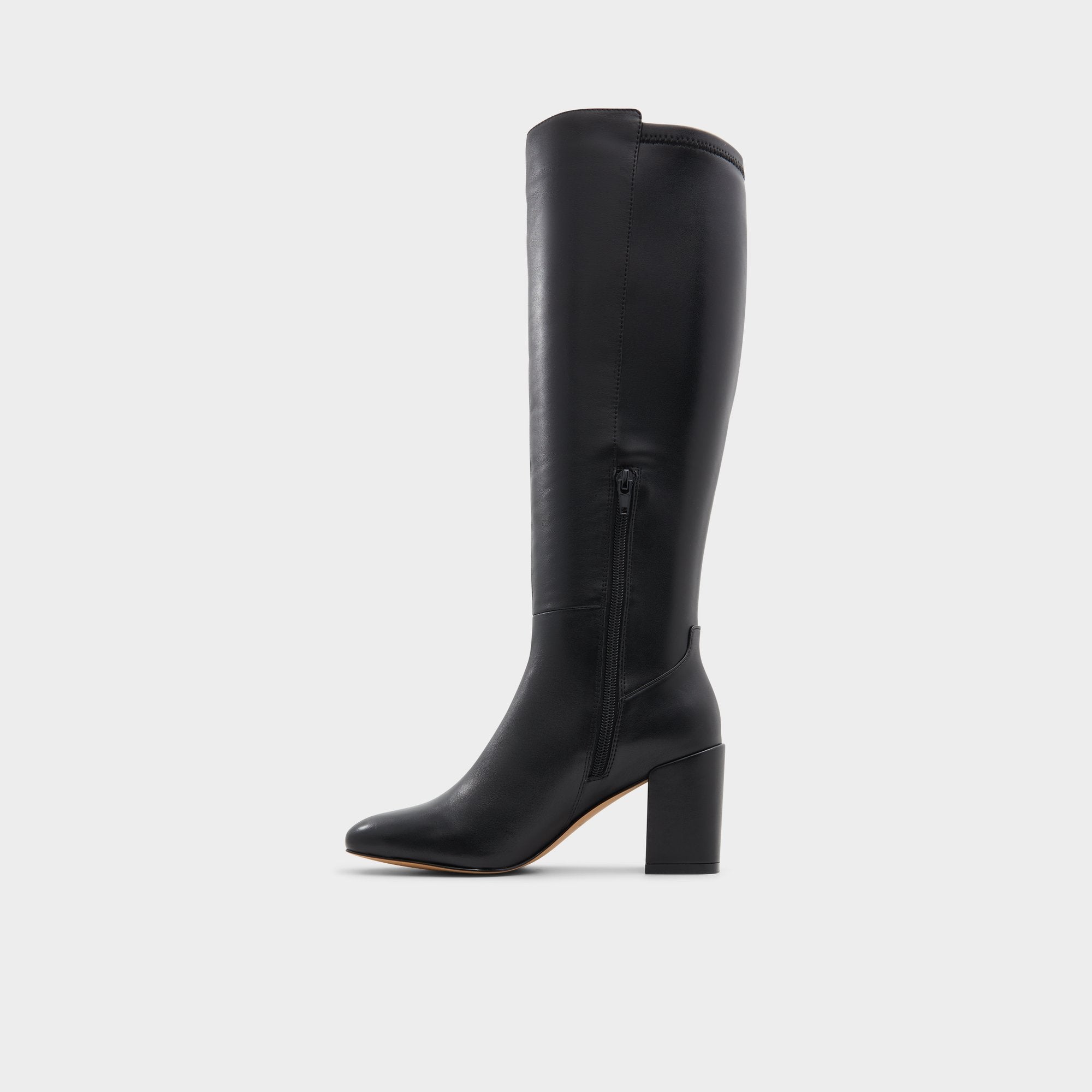Aldo Satori Black/Black Women's Tall Boots - Knee-high boot, Block heel