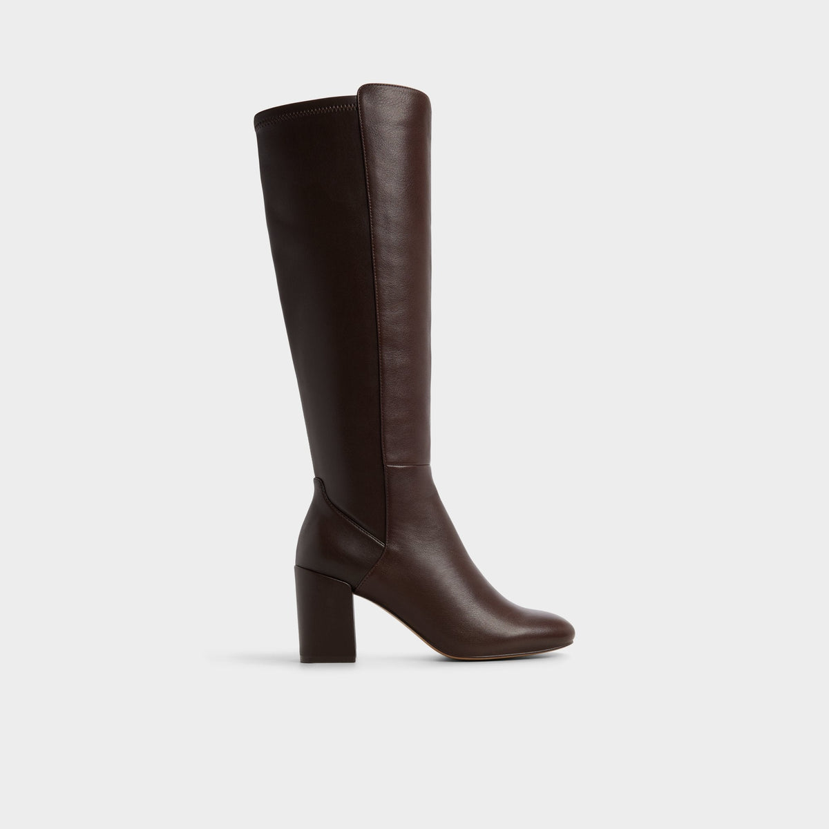 Aldo Satori Brown Overflow Women's Tall Boots - Knee-high boot, Block heel