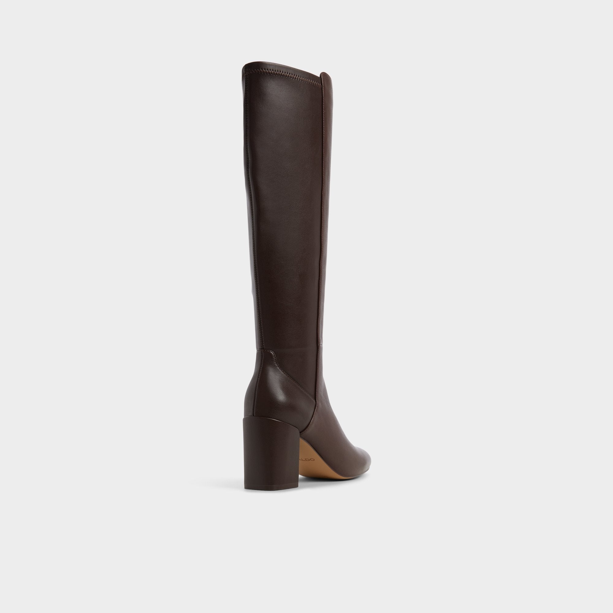 Aldo Satori Brown Overflow Women's Tall Boots - Knee-high boot, Block heel