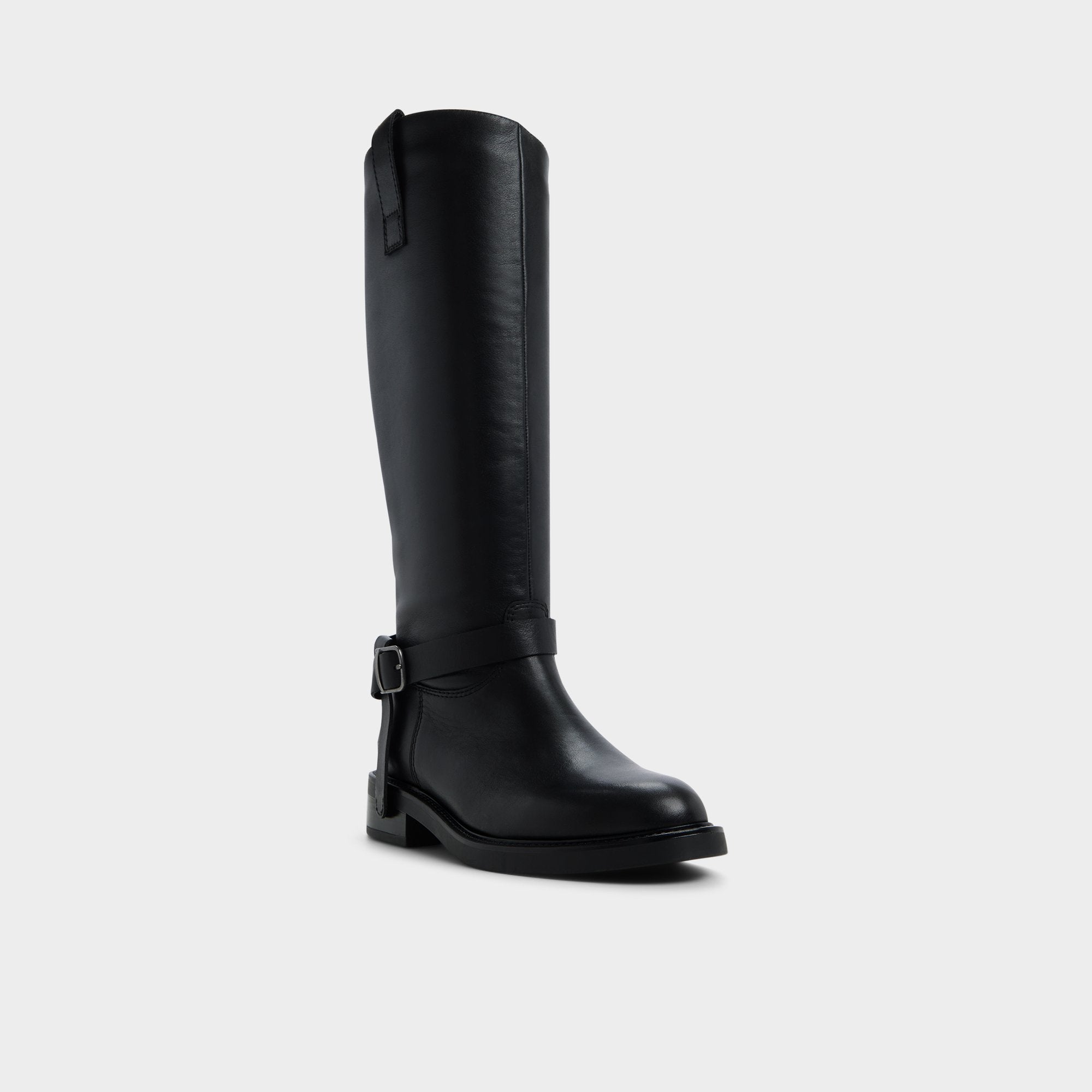 Aldo Philippa in Black - Riding boot, Block heel