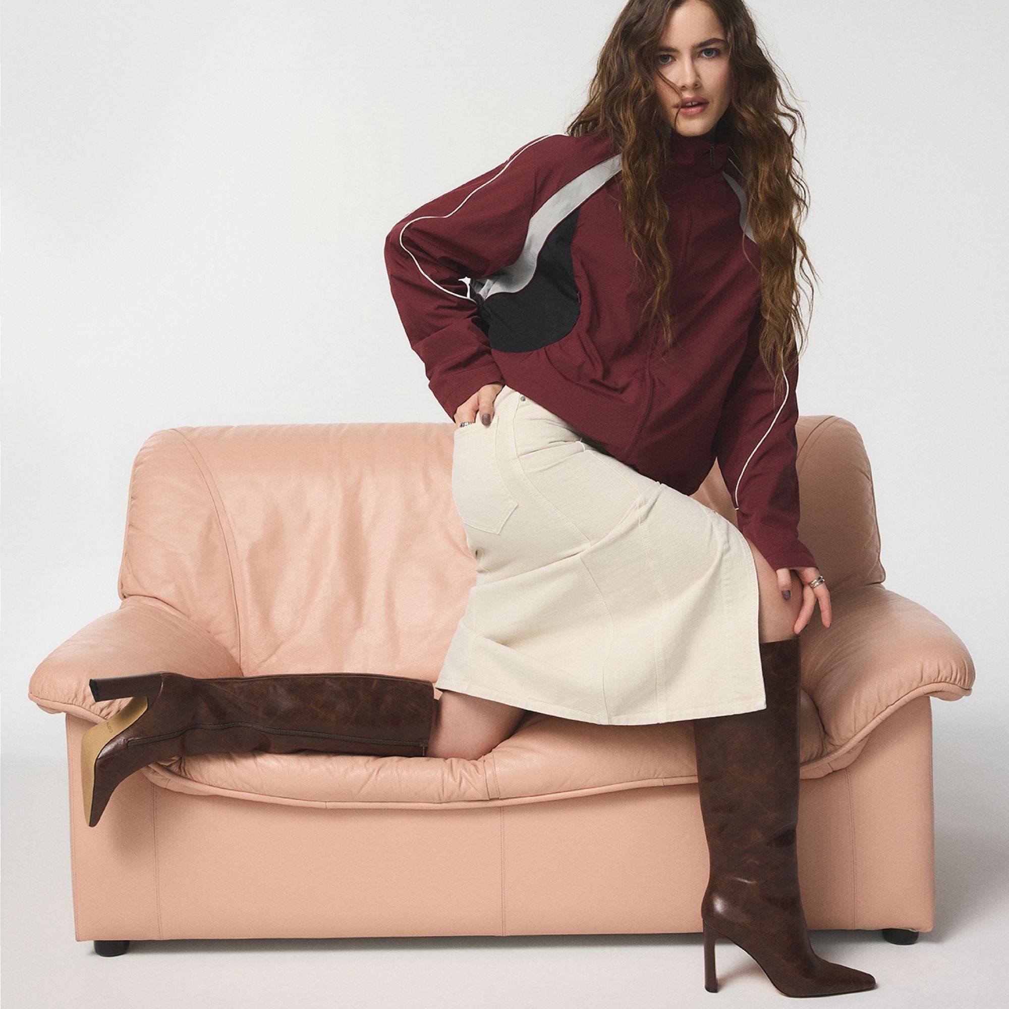 Aldo Elyne in Medium Brown - Knee-high boot