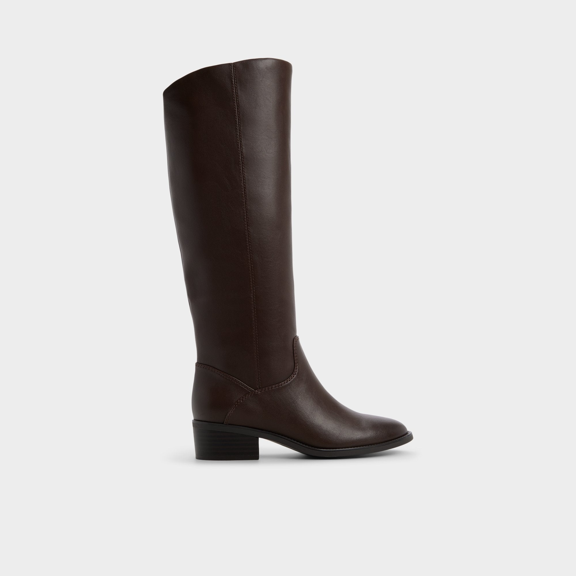 Aldo Kaydienh in Dark Brown - Knee-high boot, Block heel