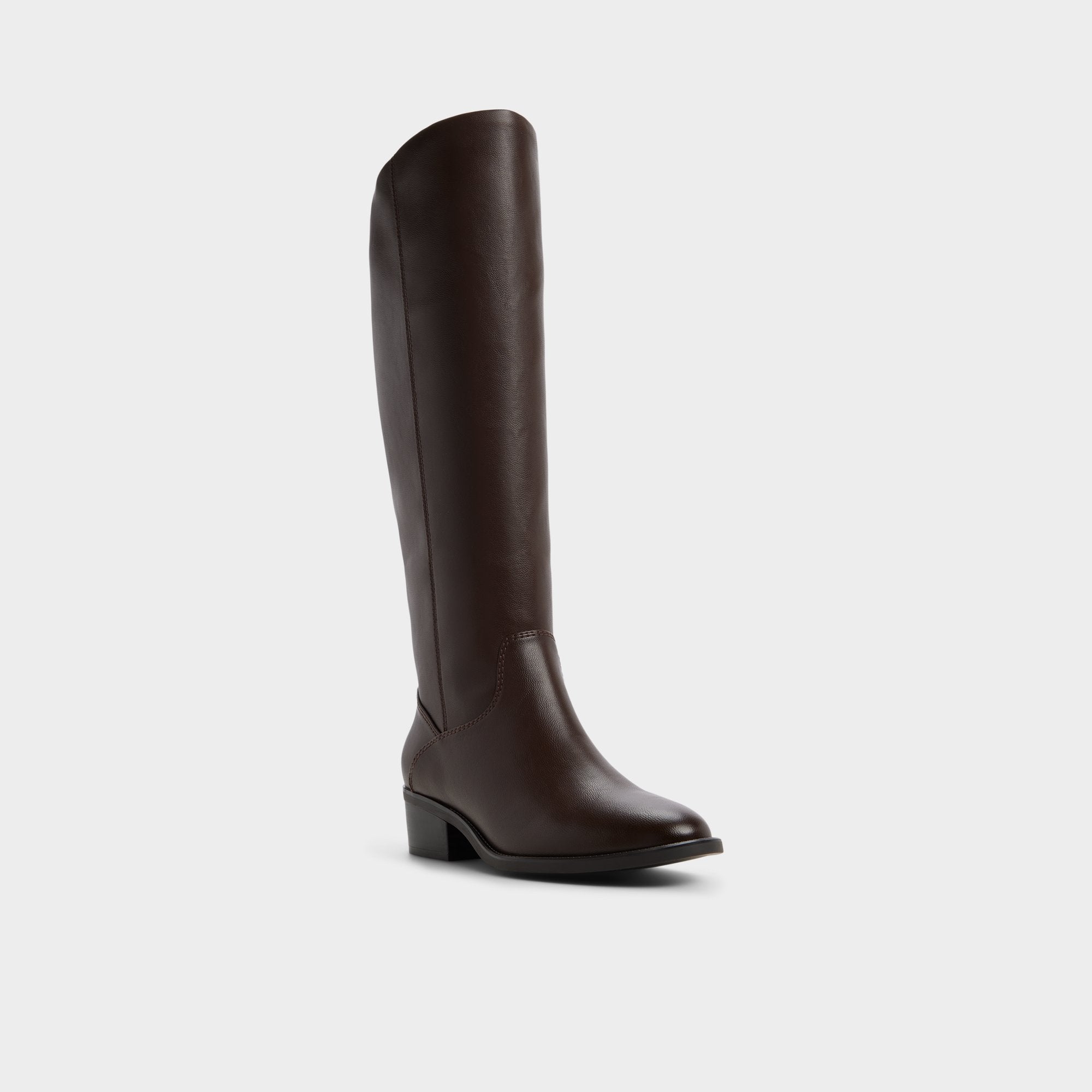Aldo Kaydienh in Dark Brown - Knee-high boot, Block heel