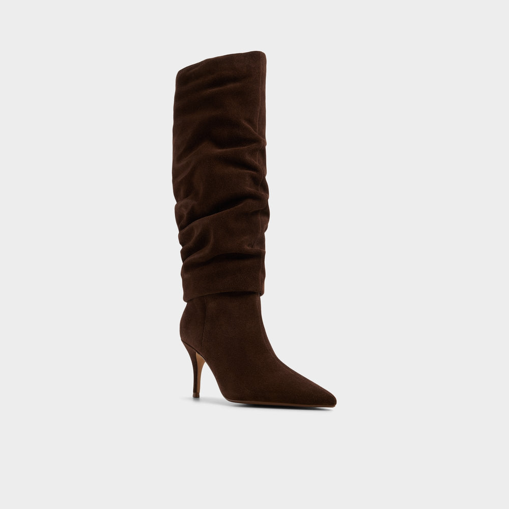Aldo Kimmia in Medium Brown - Knee-high boot, Stiletto heel