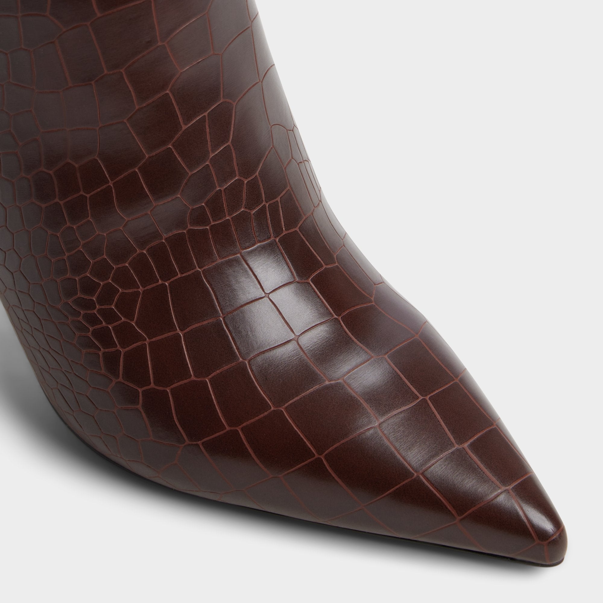 Aldo Saphiria Dark Brown Women's Tall Boots - Knee-high boot, Stiletto heel