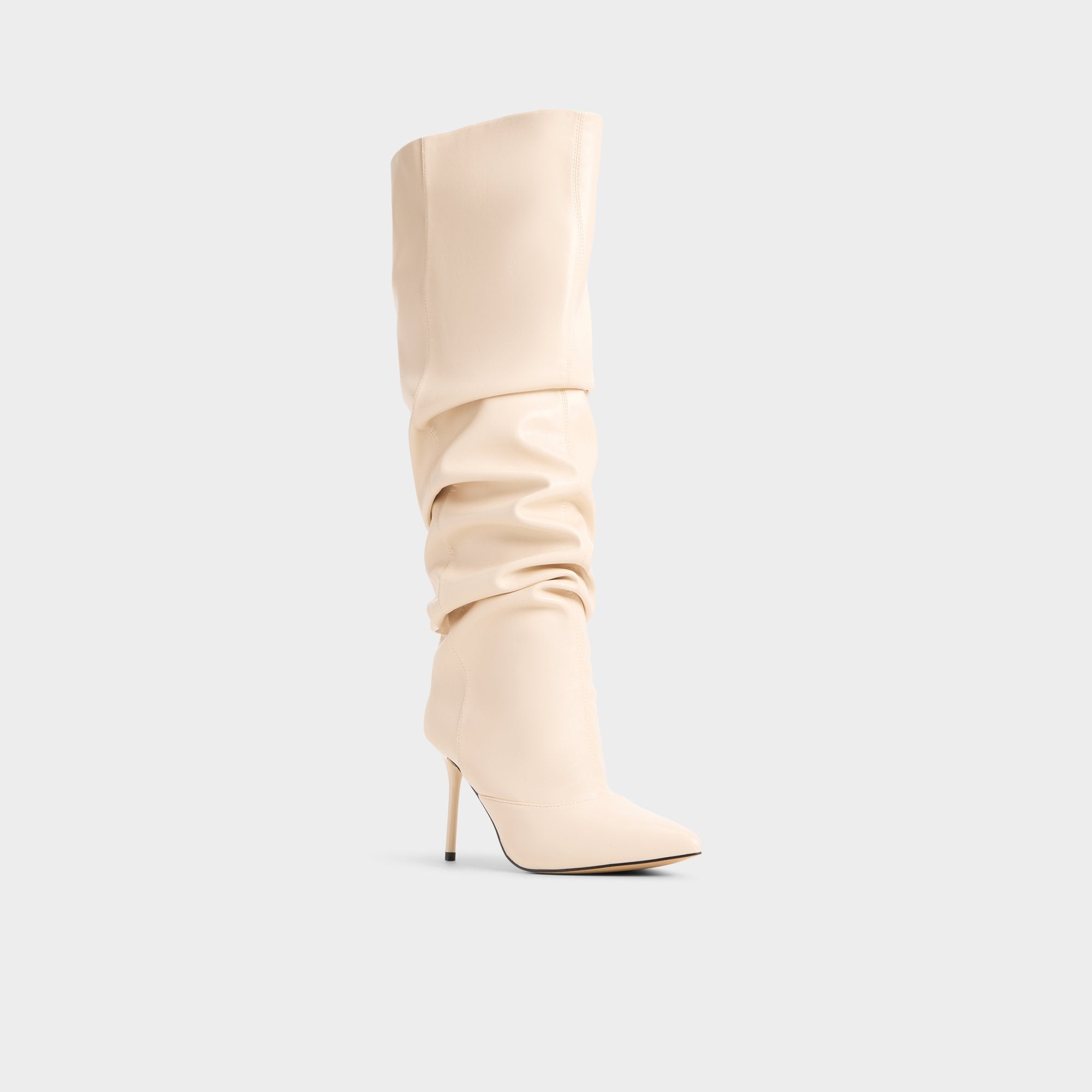 Aldo Daroba in Cream - Over-the-knee boot, Stiletto heel