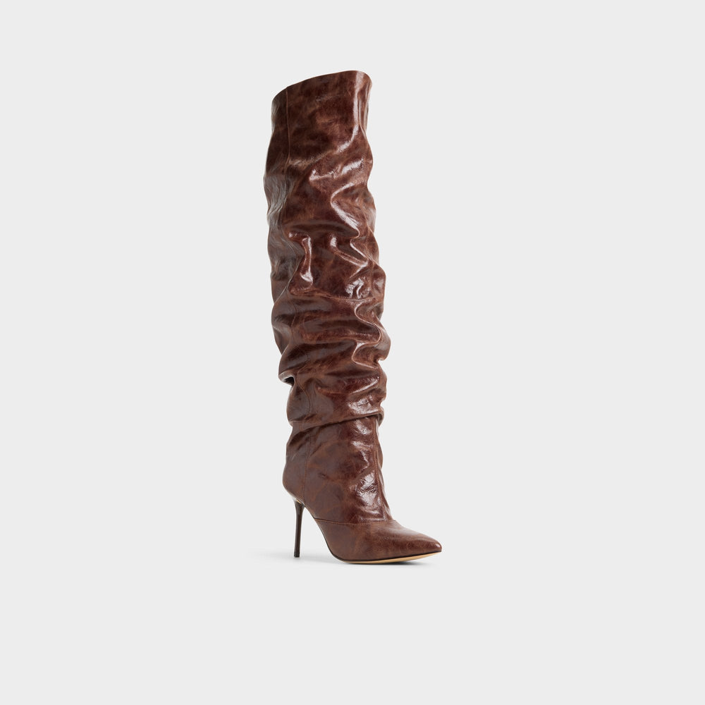Aldo Daroba in Dark Brown - Over-the-knee boot, Stiletto heel