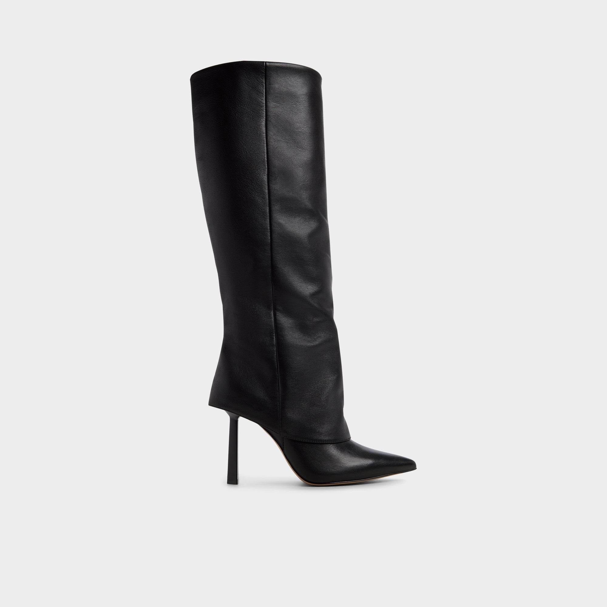 Aldo Lenoria in Black - Knee-high boot, Stiletto heel