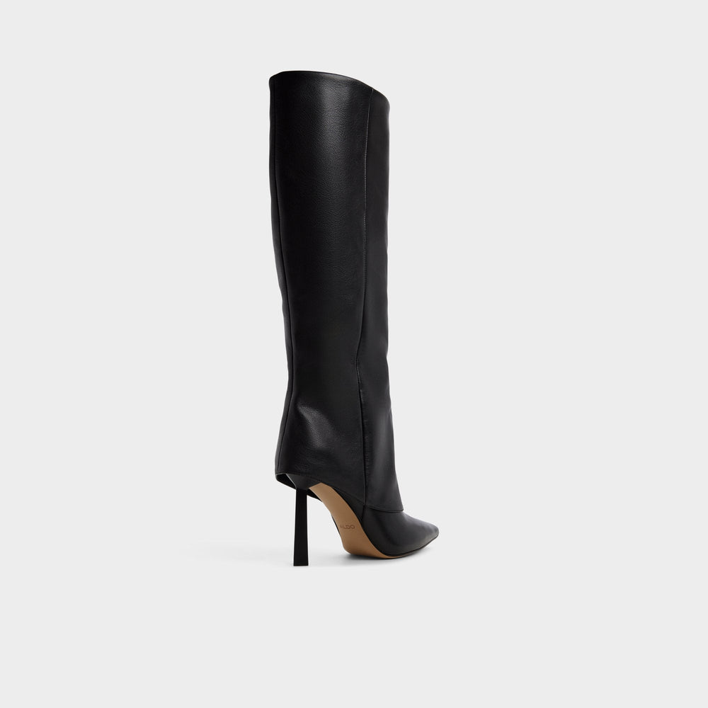 Aldo Lenoria in Black - Knee-high boot, Stiletto heel