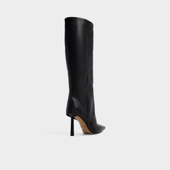Aldo Lenoria in Black - Knee-high boot, Stiletto heel