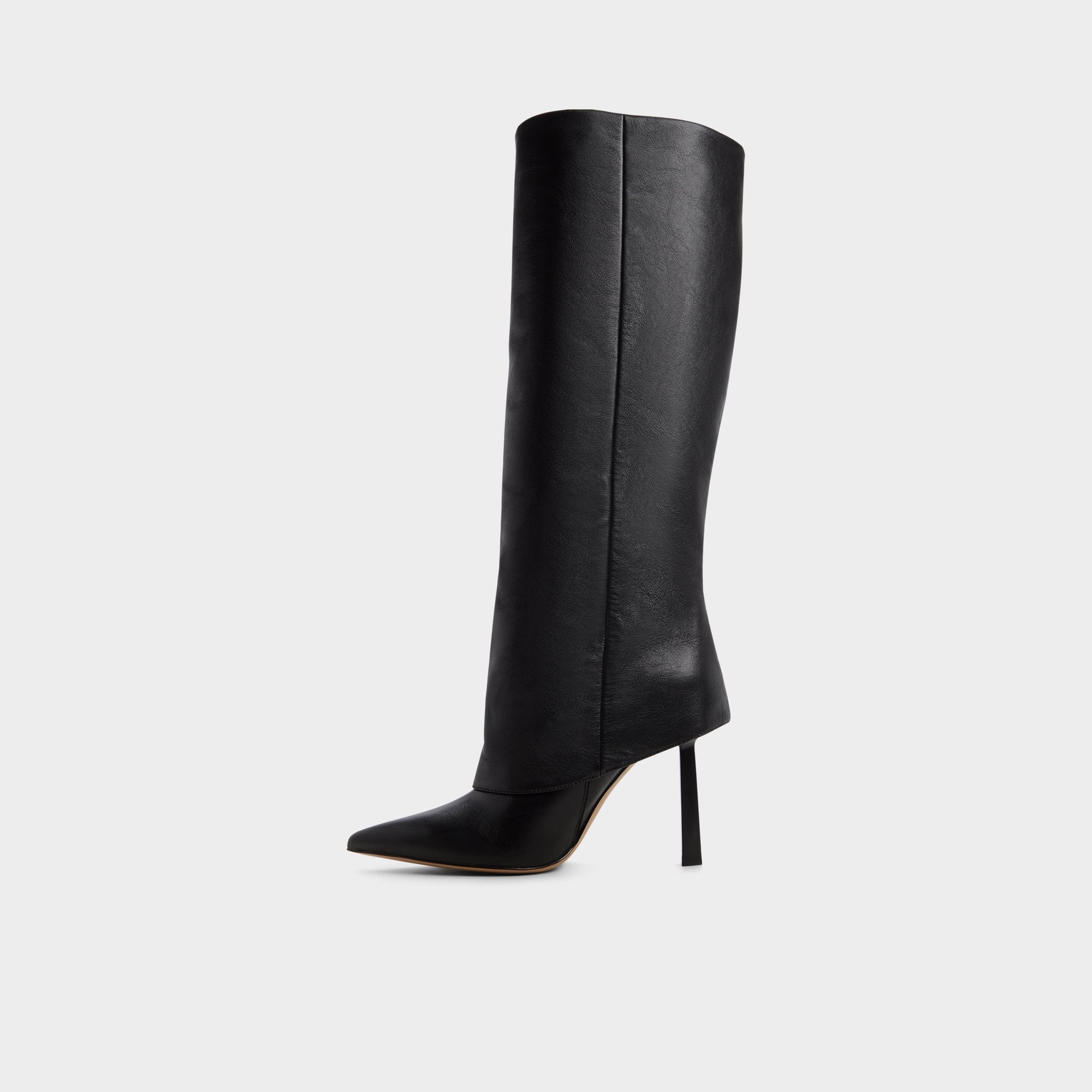 Aldo Lenoria in Black - Knee-high boot, Stiletto heel