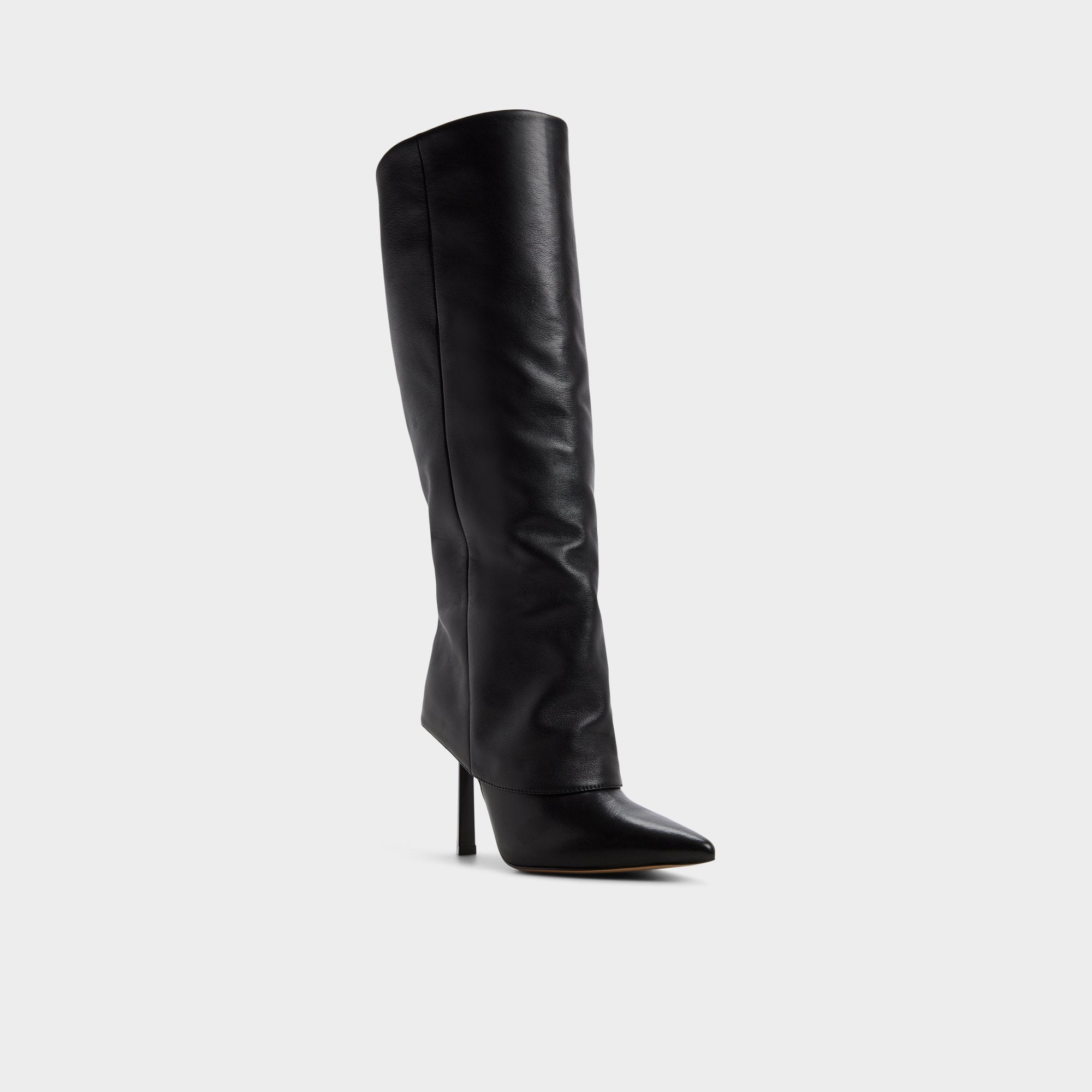 Aldo Lenoria in Black - Knee-high boot, Stiletto heel