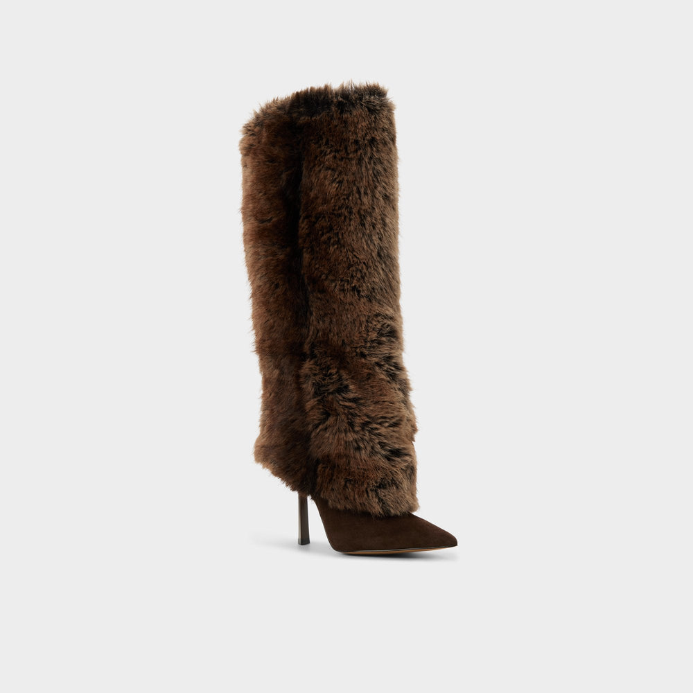 Aldo Lennore in Dark Brown 14163383 - Knee-high boot, Stiletto heel