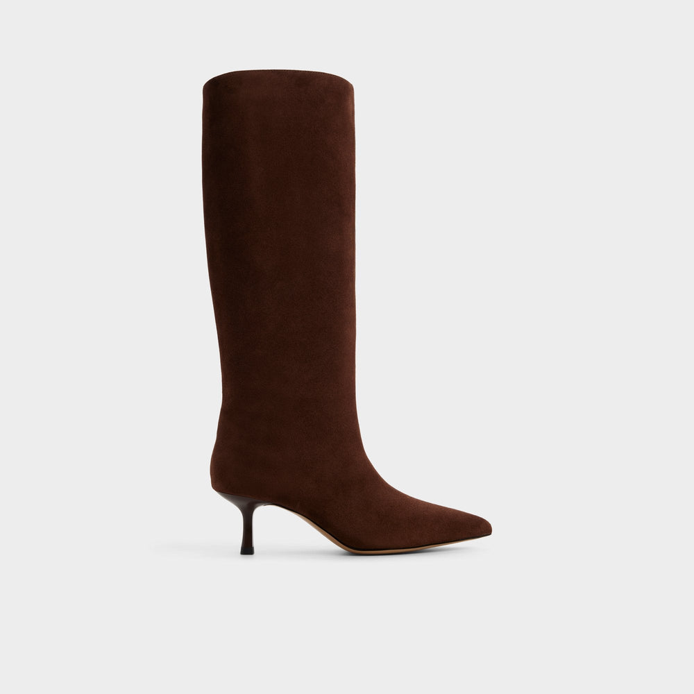 Aldo Selora in Dark Brown - Knee-high boot, Stiletto heel