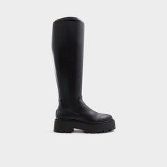 Aldo Carelden Black Women's Tall Boots - Knee-high boot, Lug sole
