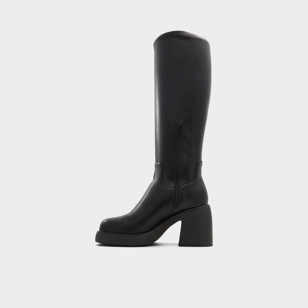 Aldo Auster Black Women's Tall Boots - Knee-high boot, Platform