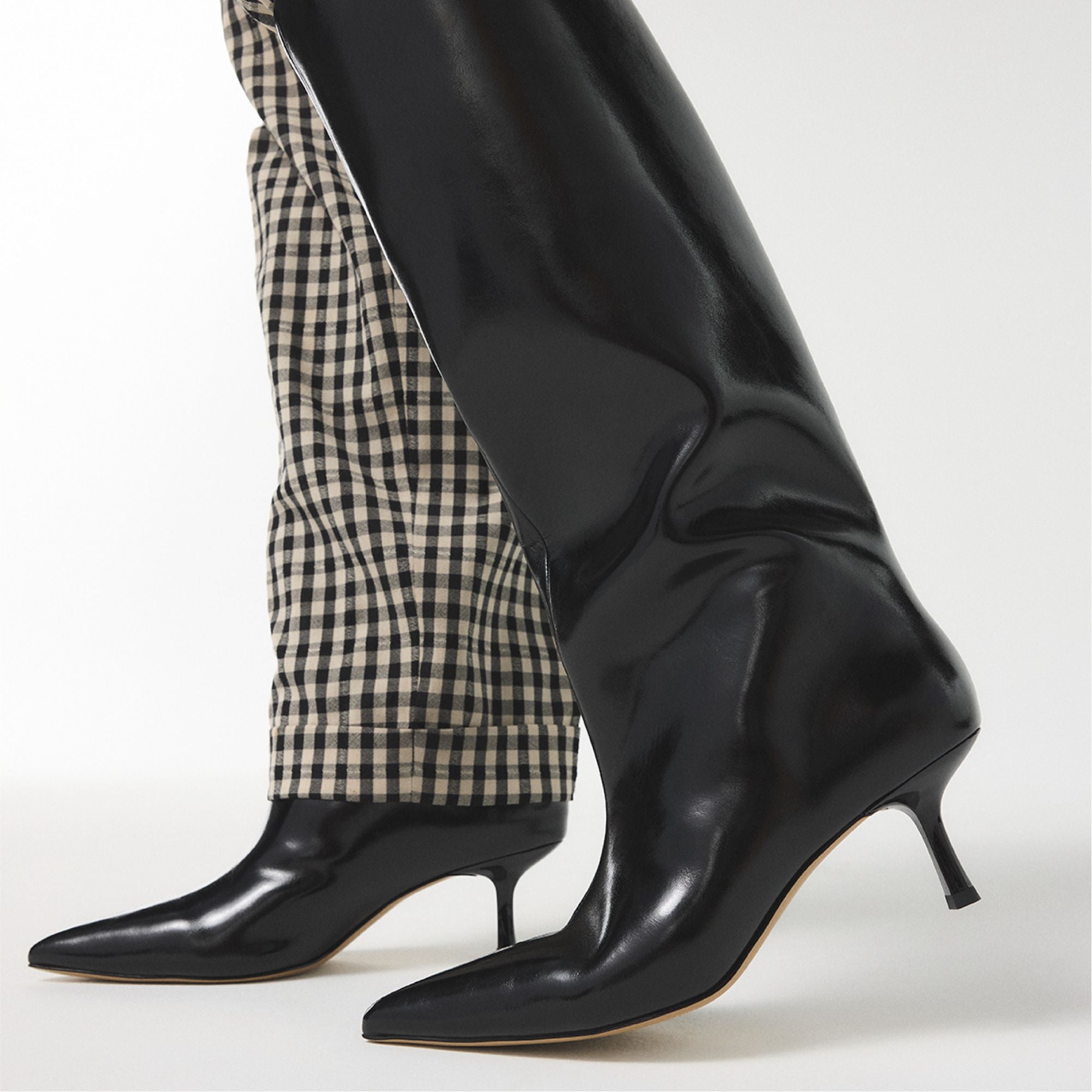 Aldo Selora Black Women's Tall Boots - Knee-high boot, Stiletto heel