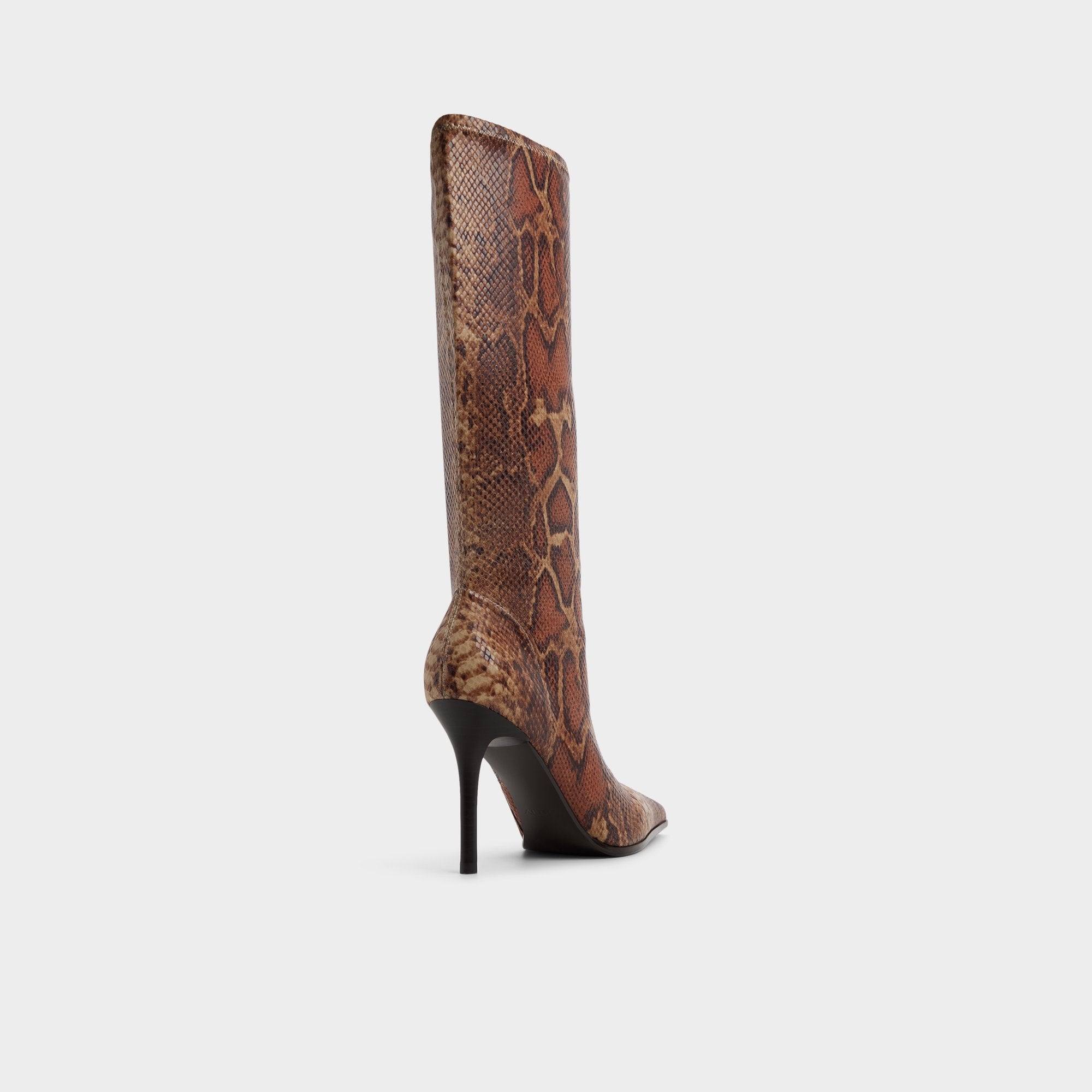 Aldo Re in Emily Brown Multi - Knee-high boot, Stiletto heel