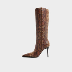 Aldo Re in Emily Brown Multi - Knee-high boot, Stiletto heel