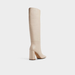 Aldo Helana in Cream - Knee-high boot, Block heel