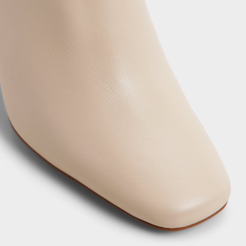Aldo Helana in Cream - Knee-high boot, Block heel