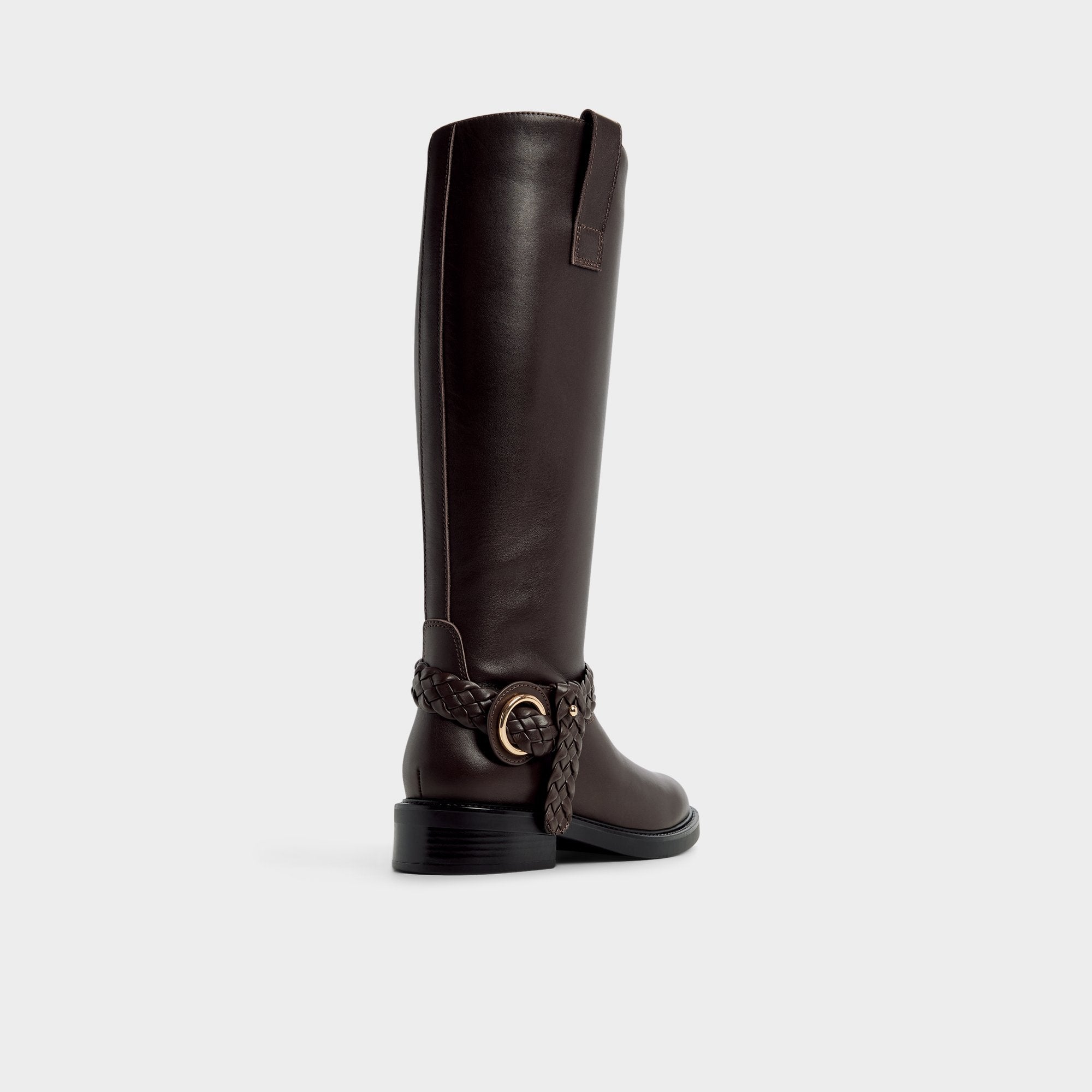 Aldo Philippa in Dark Brown - Riding boot, Block heel