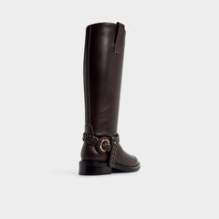 Aldo Philippa in Dark Brown - Riding boot, Block heel