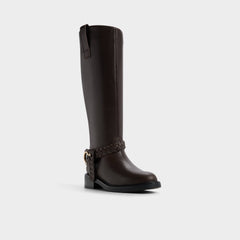 Aldo Philippa in Dark Brown - Riding boot, Block heel